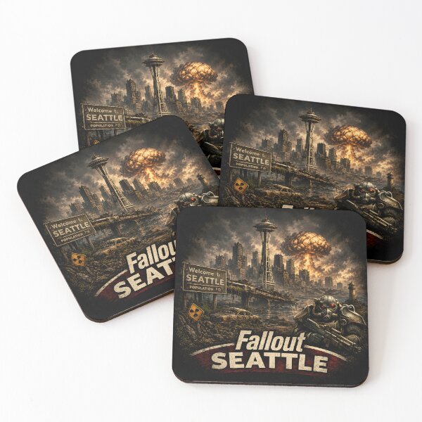 Item preview, Fallout Seattle | Emerald City Wasteland Edition designed and sold by RockyLambda.