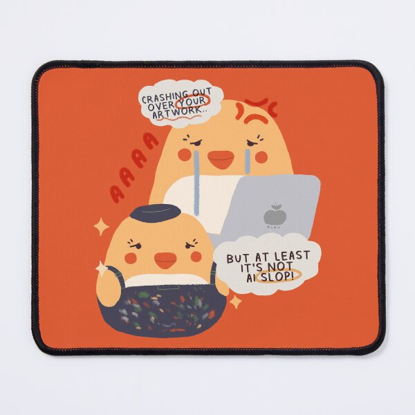 Item preview, AI is not Art! - Mochi Bird Series designed and sold by aaalou.