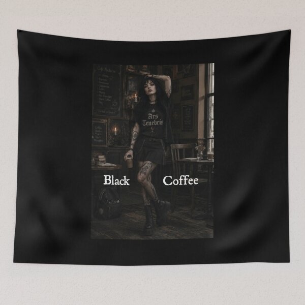 Item preview, Gothic Witch - Black Coffee and Dark Thoughts designed and sold by Ars Tenebris.
