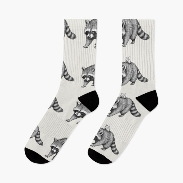 Item preview, Vintage Raccoon and Mouse Friendship Illustration designed and sold by bosamji.