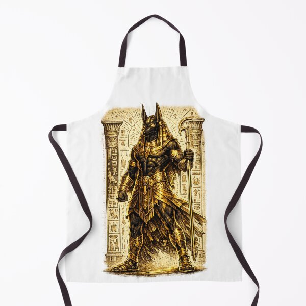 Item preview, Anubis Guardian of the Dead - Vintage Egyptian God Art designed and sold by KemetArtCo.