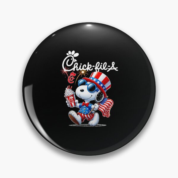 Item preview, Peanuts Snoopy x Chick-fil-a Happy 4th of July US Flag Fireworks designed and sold by Wingedcicada.