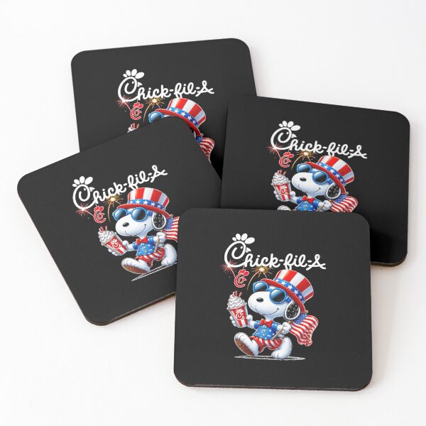 Item preview, Peanuts Snoopy x Chick-fil-a Happy 4th of July US Flag Fireworks designed and sold by Wingedcicada.