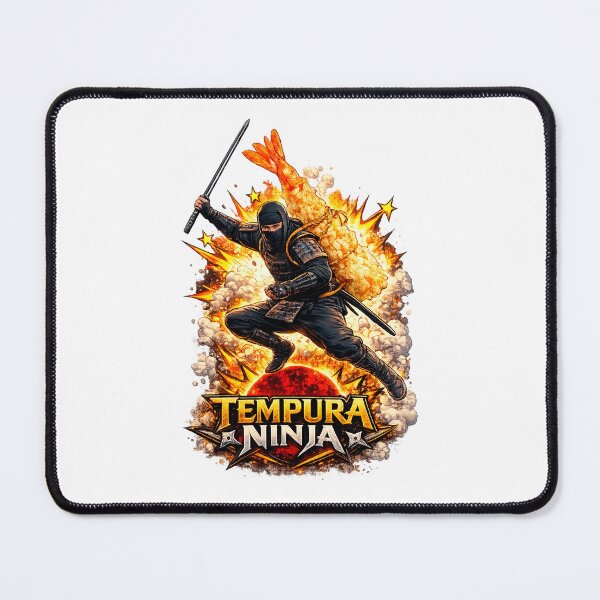 Item preview, Explosive Tempura Ninja: Japanese Foodie Warrior designed and sold by Surreal Characters & Cute Pups.