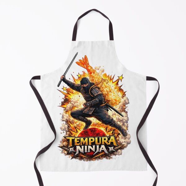Item preview, Explosive Tempura Ninja: Japanese Foodie Warrior designed and sold by Surreal Characters & Cute Pups.