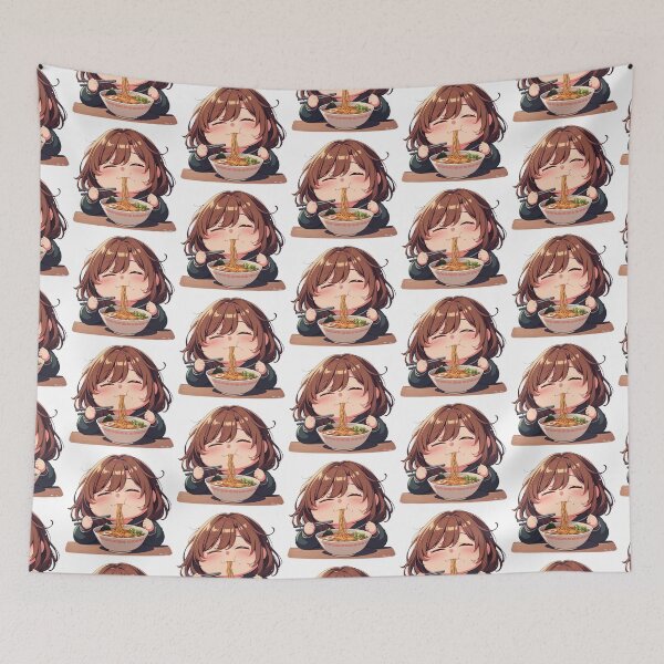Item preview, Sumi Sakurasawa Rent A Girlfriend Chibi Ramen Smile designed and sold by mildaclairmo.