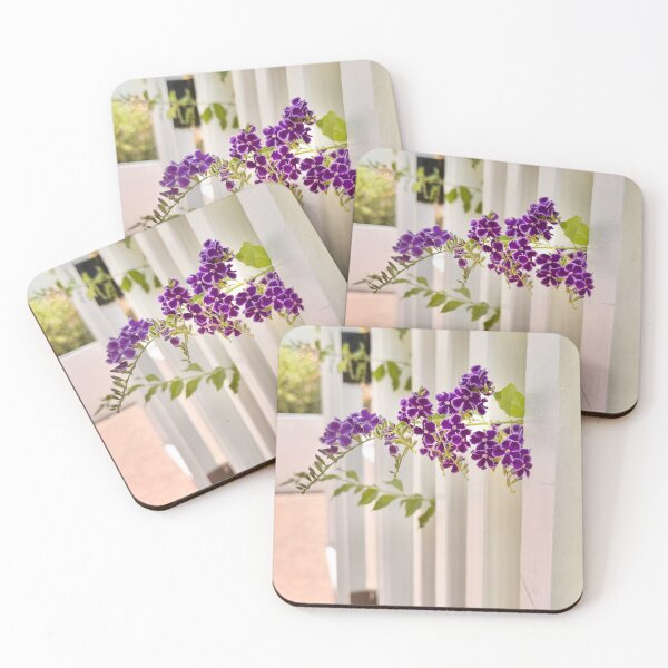 Item preview,     Tropical Purple Blooms, St Lucia designed and sold by Salt & Serenity.