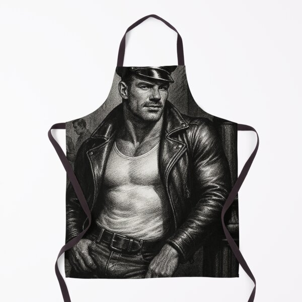 Item preview, Gay Leather Bar Backstreet Daddy Tom of Finland Clothing Leather Man Tribute Gay Art designed and sold by ItsAKinkThing.