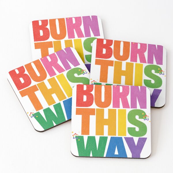 Item preview, Born This Way Pride Typography | LGBTQ+ Rainbow Statement  designed and sold by itsTeeAmo.