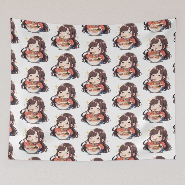 Item preview, Mizuhara Chizuru Rent A Girlfriend Kawaii Ramen Happy Slurp designed and sold by mildaclairmo.