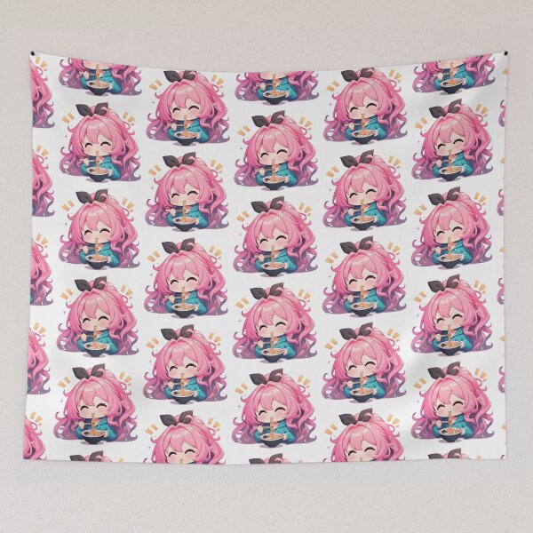 Item preview, Kyoko Sakura Magia Record Chibi Ramen Big Bite Energy designed and sold by mildaclairmo.