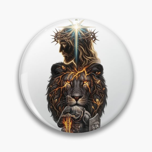 Item preview, Faith Lion Knight Roar Silence Divine Power designed and sold by Sovereign Supply Co..