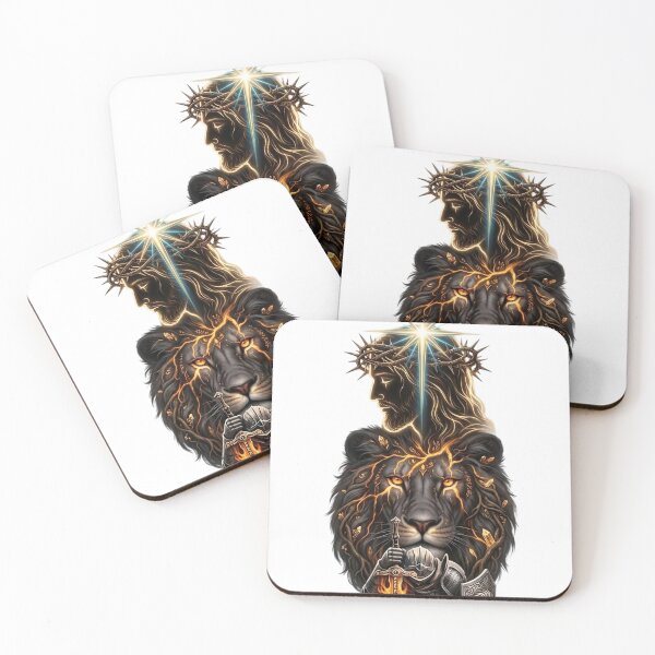 Item preview, Faith Lion Knight Roar Silence Divine Power designed and sold by Sovereign Supply Co..