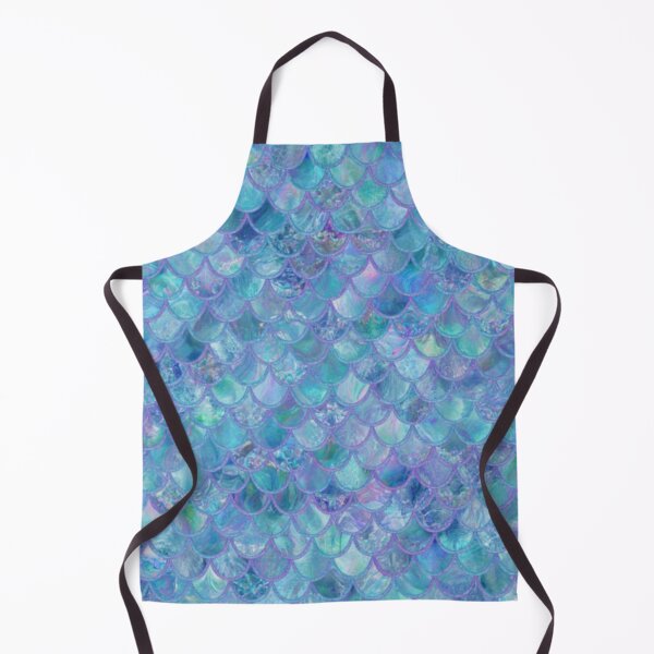 Item preview, Blue Teal Purple Scales Print designed and sold by SeaStarMermaids.
