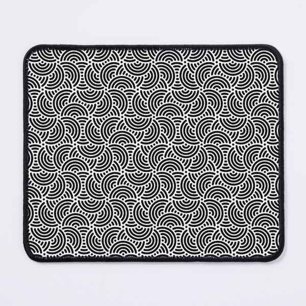 Item preview, Seigaiha Uzushio Vortex - Solid Black designed and sold by Uzushio-En.