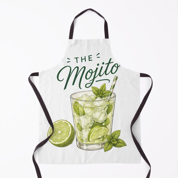 Item preview, The Mojito Fresh Lime Mint Cocktail Graphic designed and sold by Backsay.