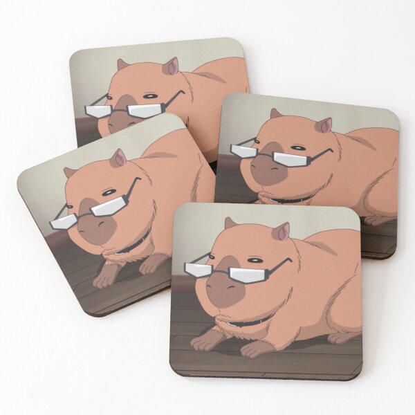 Item preview, World Trigger Capybara with Glasses designed and sold by taroxstudio.