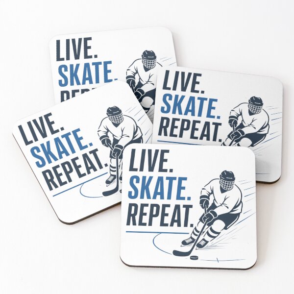 Item preview, Live. Skate. Repeat. Ice Hockey designed and sold by Jandedan.