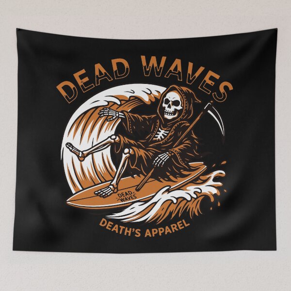 Item preview, ead Waves Grim Reaper Surf designed and sold by Brexmore3.