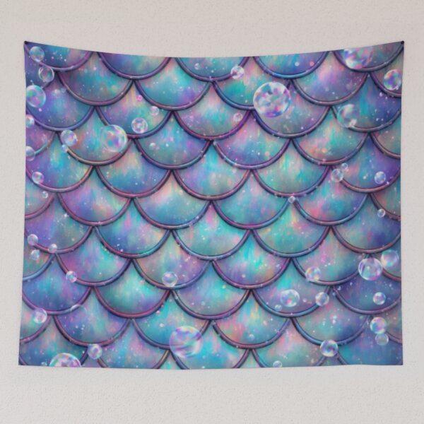 Item preview, Pastel Mermaid Print designed and sold by SeaStarMermaids.