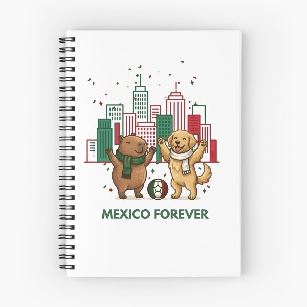 Item preview, Mexico Fun Vibes Capybara And Dog City Skyline designed and sold by laughingshirts.