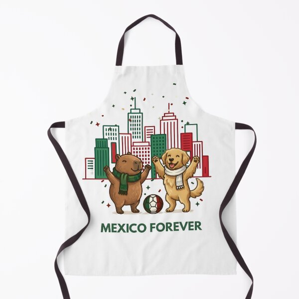 Item preview, Mexico Fun Vibes Capybara And Dog City Skyline designed and sold by laughingshirts.