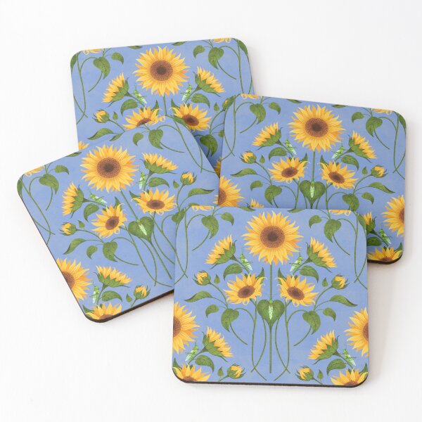 Item preview, Sunflowers and Grasshoppers designed and sold by Caitie-M.