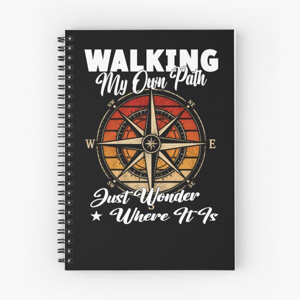 Item preview, Walking My Own Path Just Wonder Where It Is Graphic | Compass Quote Life Adventurer Find Your Own Path T-Shirt designed and sold by Jt41.
