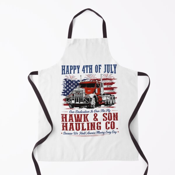 Item preview, Happy 4th of july hawk and son Hauling co the world needs nobody half way designed and sold by Wingedcicada.