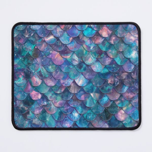 Item preview, Pink Blue Mermaid Print designed and sold by SeaStarMermaids.