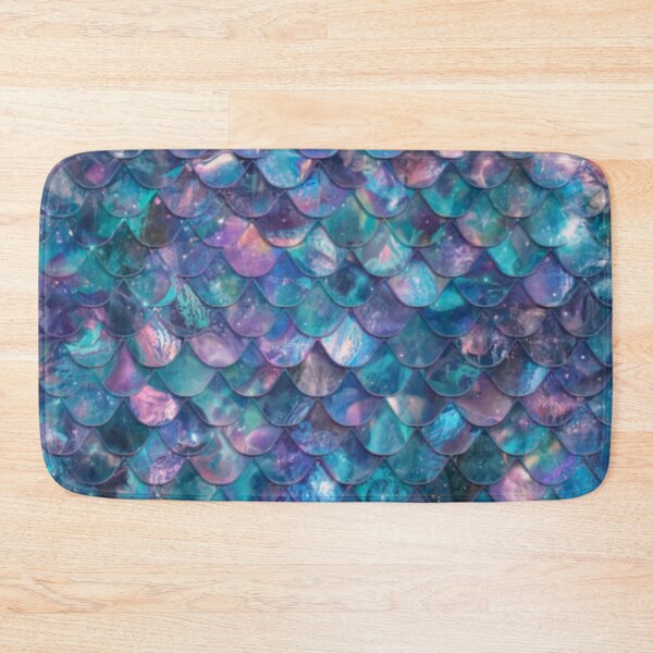 Item preview, Pink Blue Mermaid Print designed and sold by SeaStarMermaids.