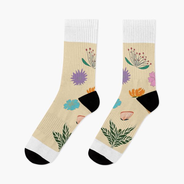 Item preview, Cute minimalist floral seamless pattern on warm beige background vector designed and sold by AjjimaJKM.
