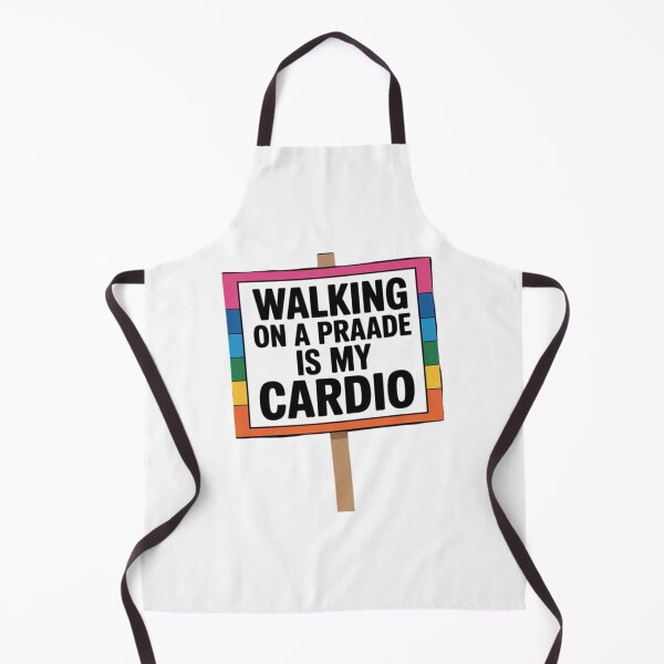 Item preview, Walking On A Parade Is My Cardio Sign Bisexual LGBT Bi Pride designed and sold by GoldenField41.