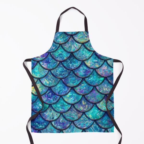 Item preview, Teal Blue Mermaid Print designed and sold by SeaStarMermaids.