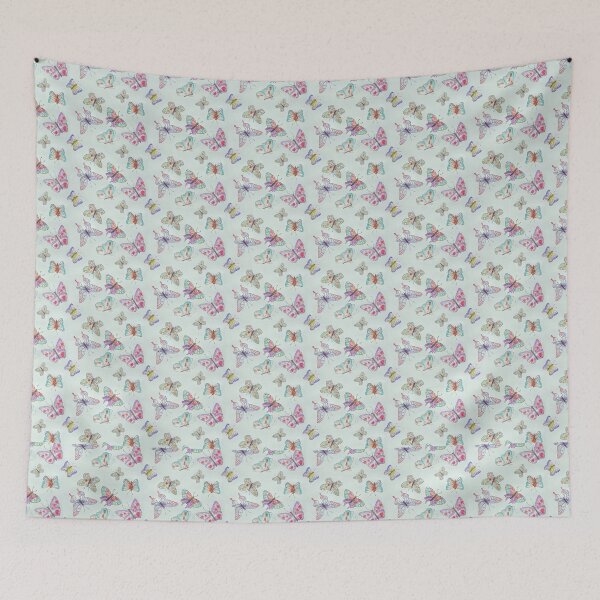Item preview, Watercolor Butterflies Seamless Pattern designed and sold by Zaya_art.