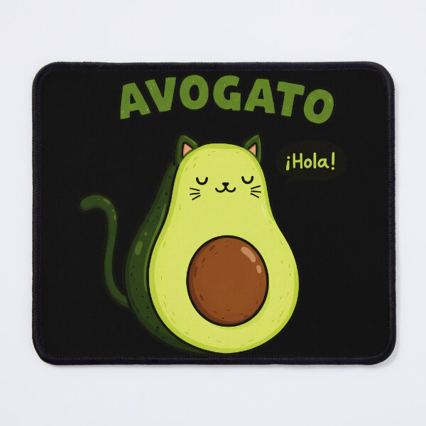 Item preview, Avogato ¡Hola! Cat Avocado Pun Feline Lover Gift designed and sold by LysiTHWIP.