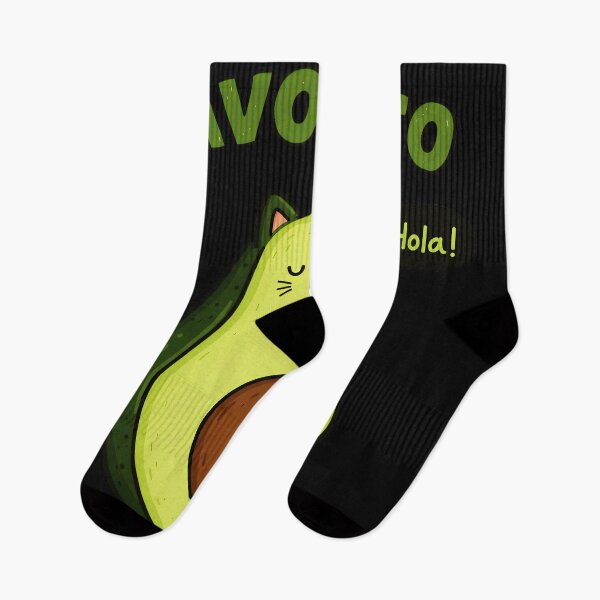 Item preview, Avogato ¡Hola! Cat Avocado Pun Feline Lover Gift designed and sold by LysiTHWIP.