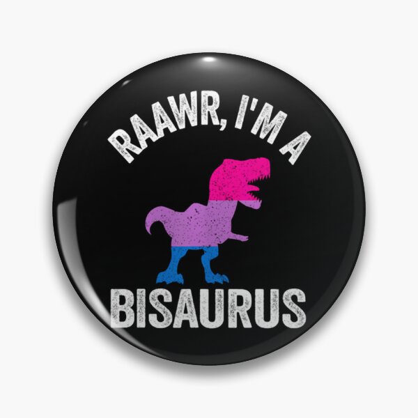 Item preview, Raawr I'm A Bisaurus Dinosaur T-Rex Bisexual Flag Bi Pride designed and sold by GoldenField41.