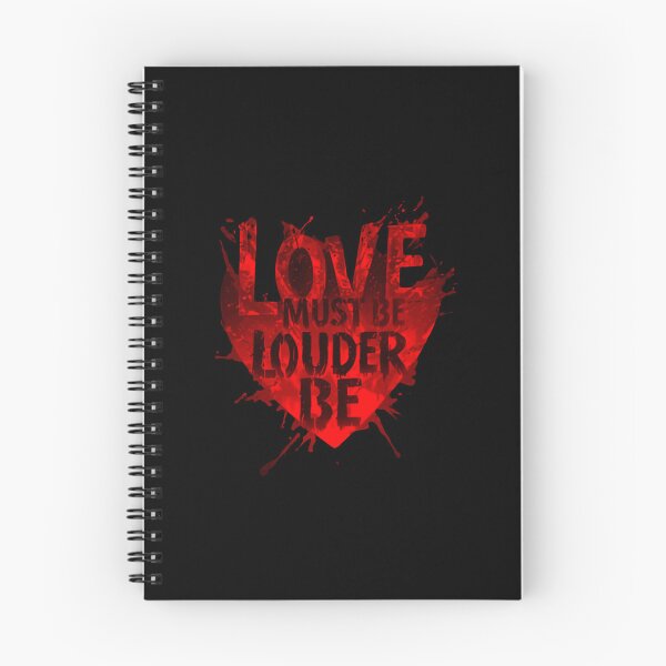 Item preview, Love Must Be Louder Be Romantic Passionate Message designed and sold by JonesFlora2025.