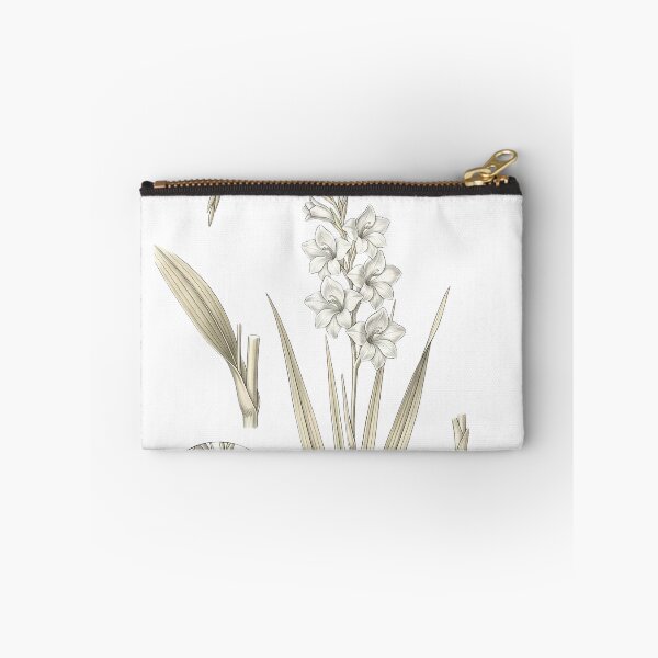 Item preview, Vintage White Gladiolus - Elegant Botanical Sword Lily Art designed and sold by Atlasoloji.