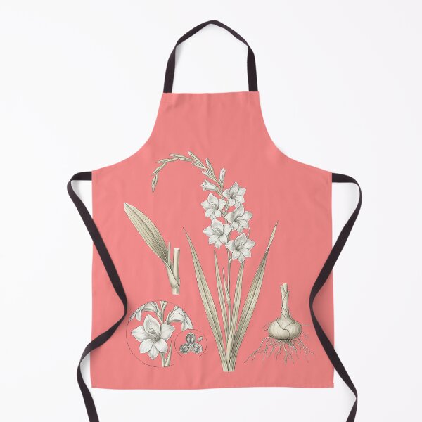 Item preview, Vintage White Gladiolus - Elegant Botanical Sword Lily Art designed and sold by Atlasoloji.