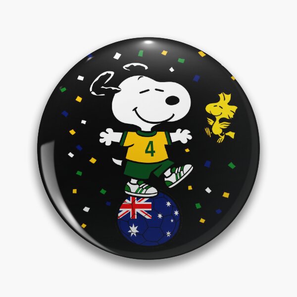 Item preview, Snoopy Peanuts Australian Soccer Supporter designed and sold by LysiTHWIP.