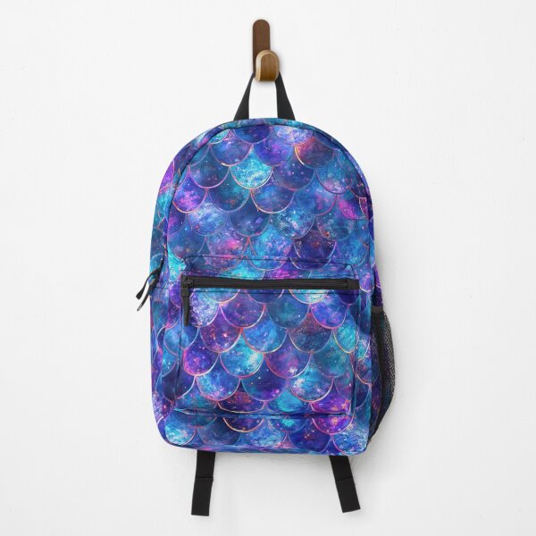 Item preview, Hot Pink Blue Mermaid Print designed and sold by SeaStarMermaids.