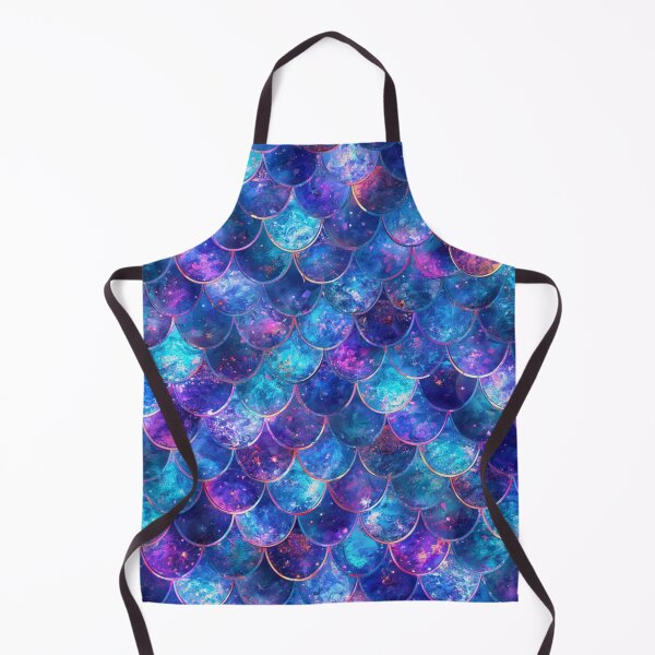 Item preview, Hot Pink Blue Mermaid Print designed and sold by SeaStarMermaids.