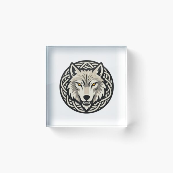 Item preview, Celtic Wolf Head designed and sold by Kirrindy Designs.