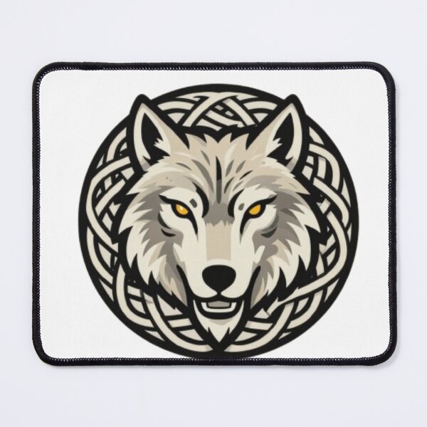 Item preview, Celtic Wolf Head designed and sold by Kirrindy Designs.