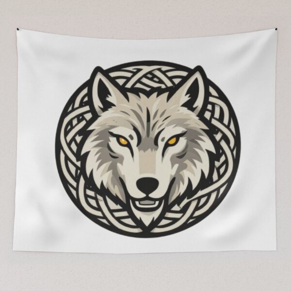 Item preview, Celtic Wolf Head designed and sold by Kirrindy Designs.