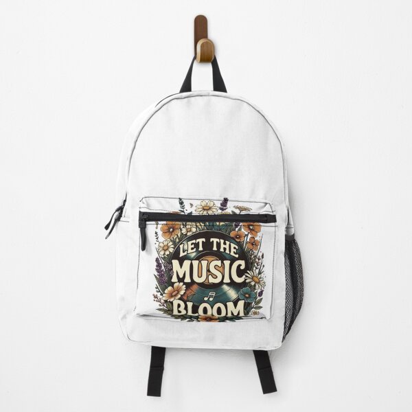 Item preview, Let The Music Bloom | Vinyl Record Flower Music Art designed and sold by NatureHarmony16.