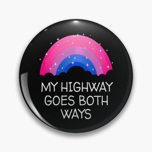 Item preview, My Highway Goes Both Ways Bisexual LGBTQ Bi Pride designed and sold by GoldenField41.