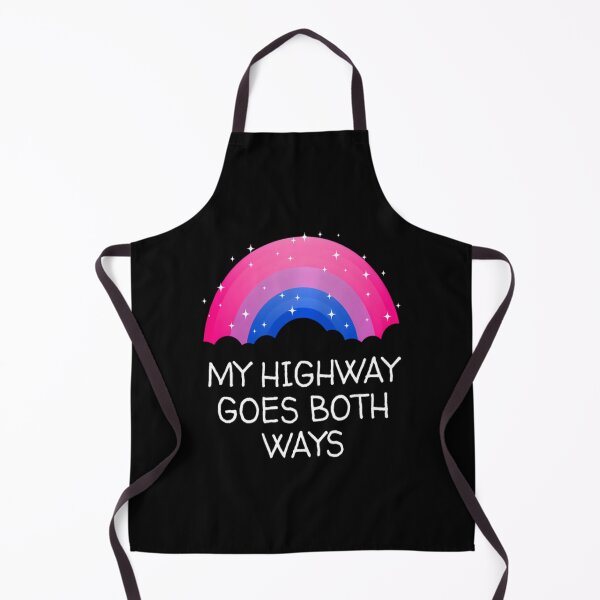 Item preview, My Highway Goes Both Ways Bisexual LGBTQ Bi Pride designed and sold by GoldenField41.